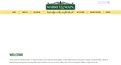 Desktop Screenshot of marketandmaincoffee.com